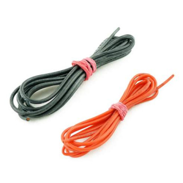 Silicone cable - 0.75mm² (1+1m)
