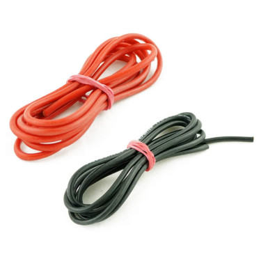 Silicone cable - 1.0mm² (1+1m)