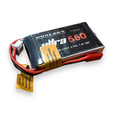 Dualsky 2s 550mAh 50C