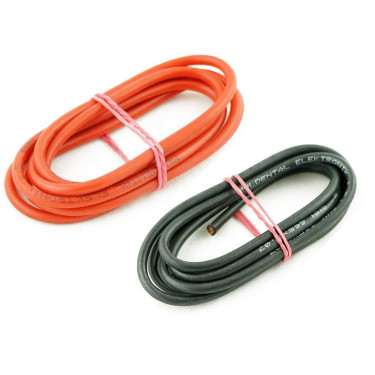 Silicone cable - 2.5mm² (1+1m)