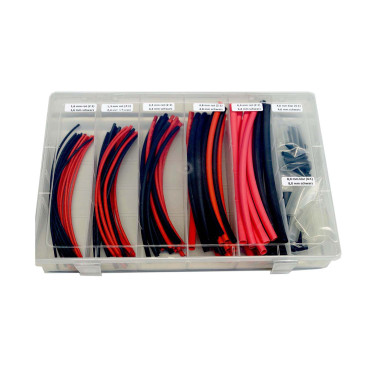 Heatshrink tube set - Black and Red