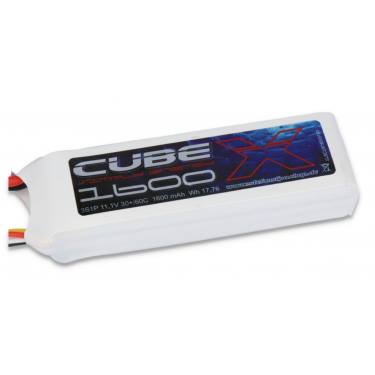 SLS X-CUBE 1600mAh 3S1P 11,1V 30C/60C